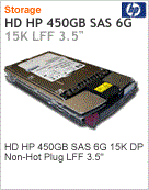 516826-B21 - Unidade de Disco Rgido (HD) 450GB HP SAS 6G 15000 DP Non Hot-Plug LFF 3.5