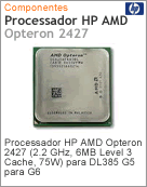 570117-B21 - Processador HP AMD Opteron 2427 (2.2 GHz 6MB Level 3 Cache 75W) para DL385 G5p/G6