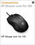 HP Mouse com fio 100 (Figura somente ilustrativa, no representa o produto real)