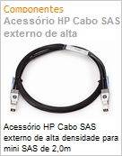 Cabo HPE ISS Mini SAS 2 Metros (Figura somente ilustrativa, no representa o produto real)