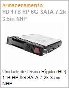 Unidade de Disco Rgido (HD) 1TB HPE SATA 6G Business Critical 7.2K LFF RW 1 Ano de Garantia Multi Vendor HDD  (Figura somente ilustrativa, no representa o produto real)