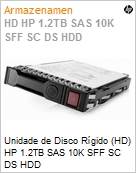 Unidade de Disco Rgido (HD) HPE 1.2TB SAS 10K SFF SC DS HDD (Figura somente ilustrativa, no representa o produto real)