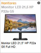 Monitor LED 21,5 HP P22a G5 Full HD (Figura somente ilustrativa, não representa o produto real)