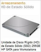 HP A3D26AA Unidade de Disco Rigido HD de Estado Solido SSD 256GB HP SATA para Workstations MicroSafe