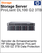 AE444A - Servidor de Storage StorageWorks ProLiant HP DL100 G2 3TB Data Protection