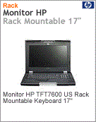 AG052A - Monitor HP TFT7600 US Rack Mountable Keyboard 17