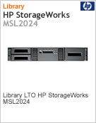 AH559A - Biblioteca de fitas LTO-3 StorageWorks HP MSL2024 1 x Ultrium 920 24 Slot Tape Library SAS
