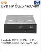 AR629AA - Unidade DVD HP tico HP - 16X/48X SATA DVD Rom (Ws)
