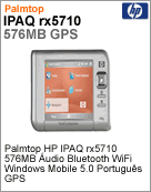 FA857AA - Palmtop HP IPAQ rx5710 576MB udio Bluetooth Wi-Fi Windows Mobile 5.0 Port GPS