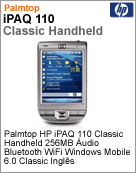 FA980AA - Palmtop HP iPAQ 110 Classic Handheld 256MB udio Bluetooth Wi-Fi Windows Mobile 6.0 Classic Ingls