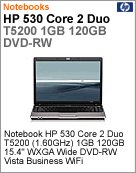 FH548AA - Notebook HP 530 Intel Core 2 Duo T5200 (1.60GHz) 1GB 120GB 15.4