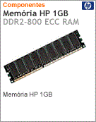 GH739AA - Memria 1GB HP [1x1GB] DDR2-800 ECC RAM
