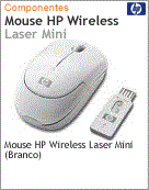 KM407AA - Mini Mouse HP Wireless Laser Branco