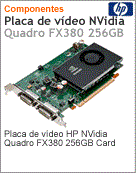 NB769AA - Adaptador Grfico HP NVIDIA Quadro FX380 256GB Card