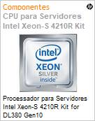 Processador para Servidores Intel Xeon-S 4210R Kit for DL380 Gen10 (Figura somente ilustrativa, no representa o produto real)
