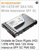 Unidade de Disco Rgido (HD) 1.6TB HPE SAS 12G Write Intensive SFF SC PM6 SSD (Figura somente ilustrativa, no representa o produto real)