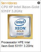 Processador HPE Intel Xeon-Gold 5315Y 3.2GHz (Figura somente ilustrativa, no representa o produto real)