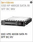 SSD HPE 480GB SATA RI SFF BC MV  (Figura somente ilustrativa, no representa o produto real)