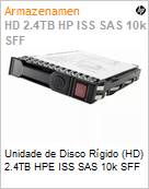 Unidade de Disco Rgido (HD) 2.4TB HPE ISS SAS 10k SFF (Figura somente ilustrativa, no representa o produto real)
