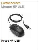 Mouse HP Optical Scroll com Fio (Figura somente ilustrativa, no representa o produto real)
