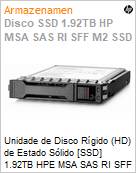 Unidade de Disco Rgido (HD) de Estado Slido [SSD] 1.92TB HPE MSA SAS RI SFF M2 SSD  (Figura somente ilustrativa, no representa o produto real)