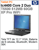 RN899LA - Tablet PC Compaq HP tc4400 Core 2 Duo T5500 (1.66GHz) 512MB 60GB 12.1