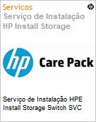 Servio de Instalao HPE Install Storage Switch SVC  (Figura somente ilustrativa, no representa o produto real)
