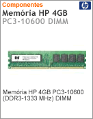 VH638AA - Memria 4GB HP PC3-10600 (DDR3-1333 MHz) DIMM