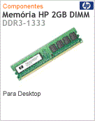 WZ456LA - Memria 2GB HP DIMM DDR3-1333 para Desktops (Substituto AT024AA)