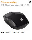 HP Mouse sem fio 200 (Figura somente ilustrativa, no representa o produto real)