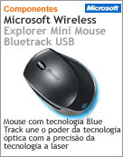 5BA-00003 - Microsoft Wireless Explorer Mini Mouse Bluetrack USB