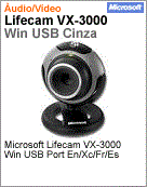 68A-00005 - Microsoft Lifecam VX-3000 Windows USB Portugus En/Xc/Fr/Es