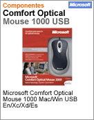 69H-00004 - Microsoft Comfort Optical Mouse 1000 Mac/Win USB En/Xc/Xd/Es