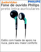 SHE3600/00 - Fone de ouvido Philips Preto intra-auriculares
