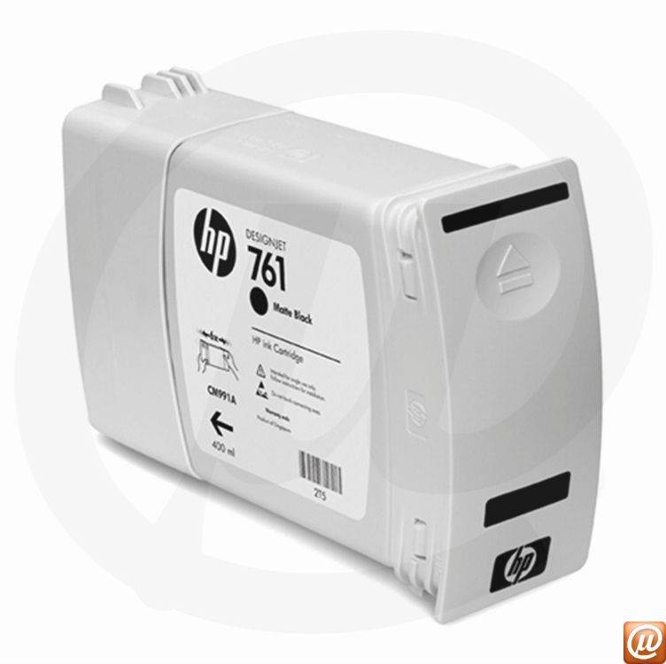 HP - CM991A - Cartucho de tinta original HP 761 Preto Fosco PLUK 400ml ...