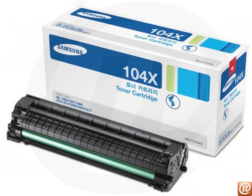 Samsung - MLT-D104X/XAZ - Cartucho de toner original Samsung Preto para ...